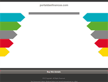 Tablet Screenshot of portaldasfinancas.com